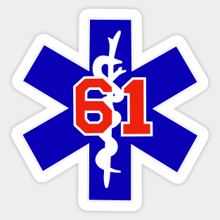 CHICAGO FIRE - AMBULANCE 61 Sticker